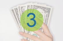 Hand holding money