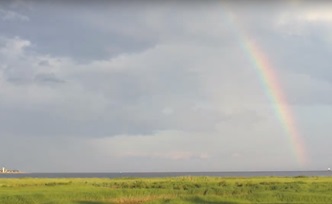 rainbow over LIS
